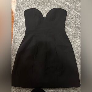 Zara Classic Black Strapless Dress